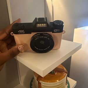 Pink 4K Ultra HD Camera